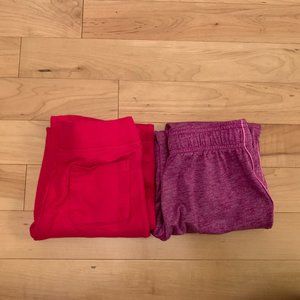 Set of 2 Girls Sweatpants Size Small 6-8